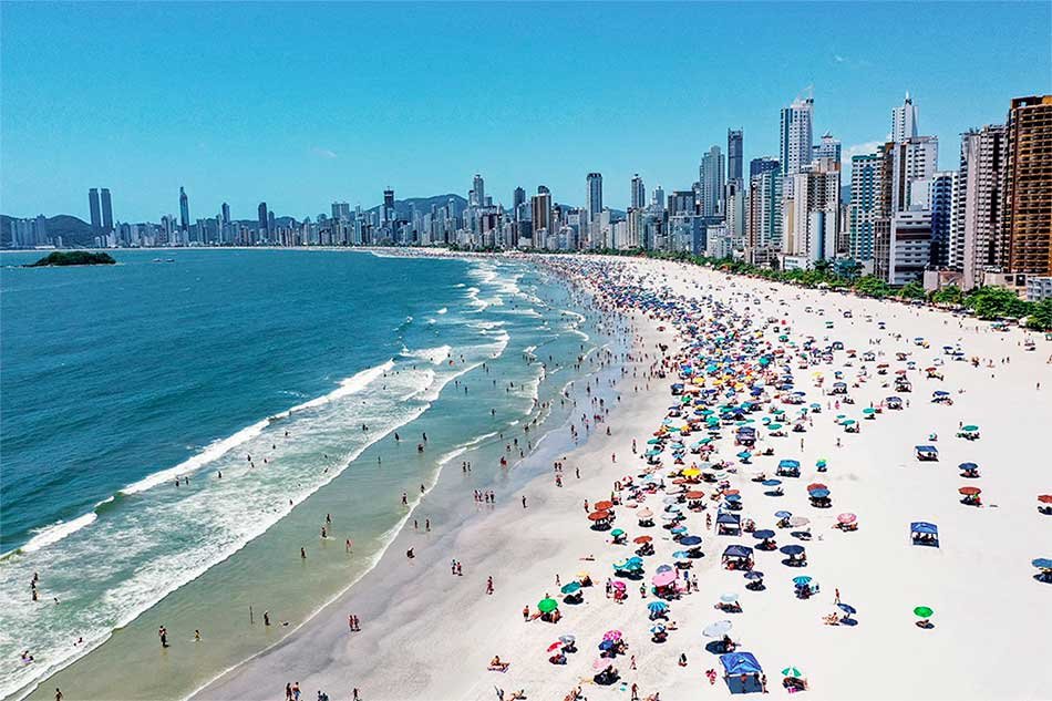 Balneário Camboriú Praia Central Divulgação PMBC